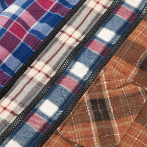 Needles Shirts ASSORTED / O/S 7 CUTS ZIPPED WIDE FLANNEL SHIRT SS21 7