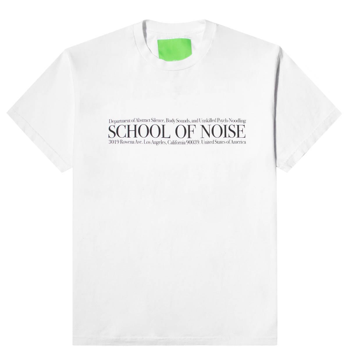 Mister Green T-Shirts SCHOOL OF NOISE TEE