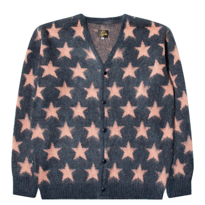 Needles Knitwear MOHAIR CARDIGAN - STAR