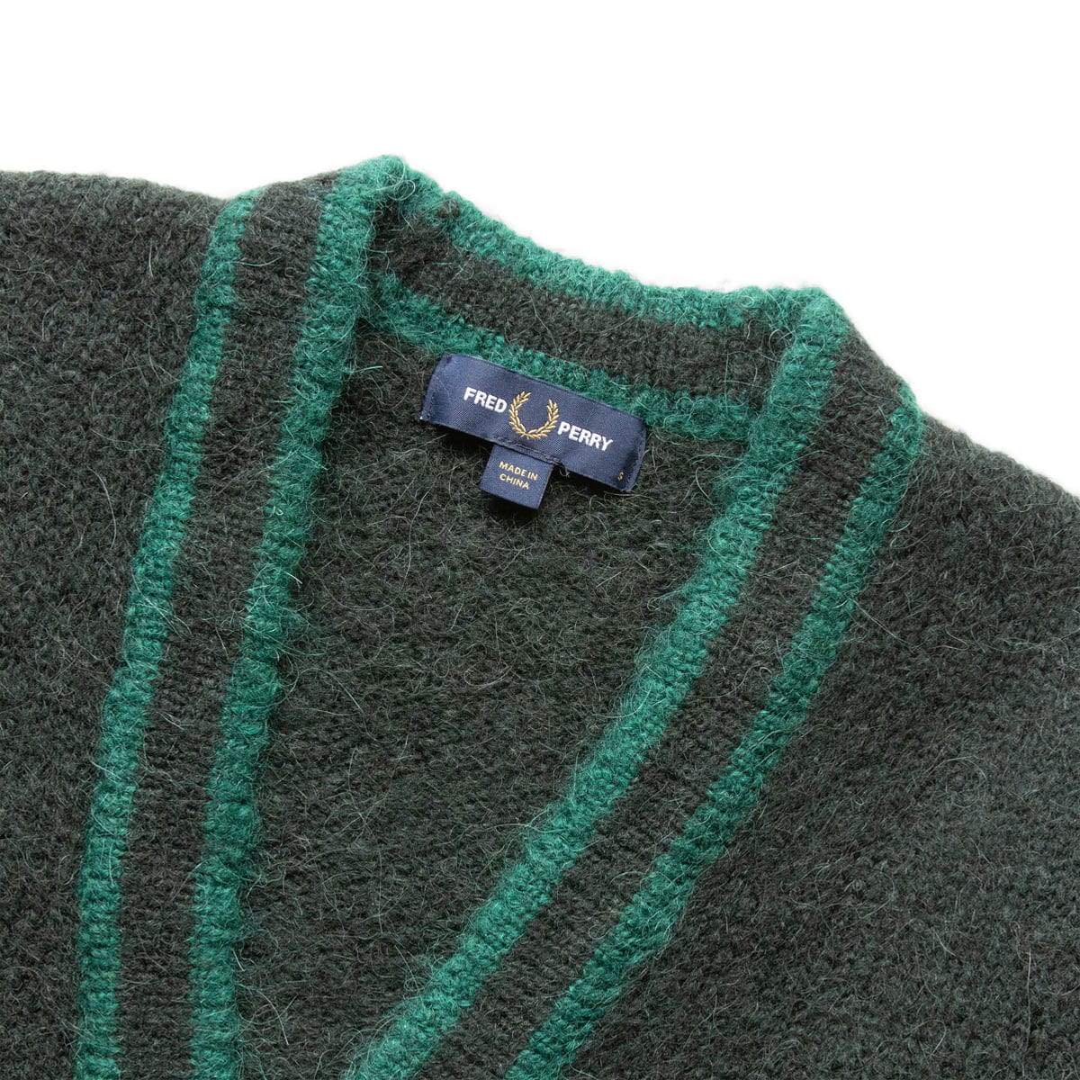 Fred Perry Knitwear ALPACA BLEND CARDIGAN