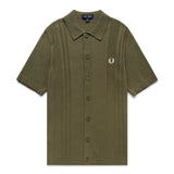 Fred Perry Shirts BUTTON THROUGH KNITTED SHIRT