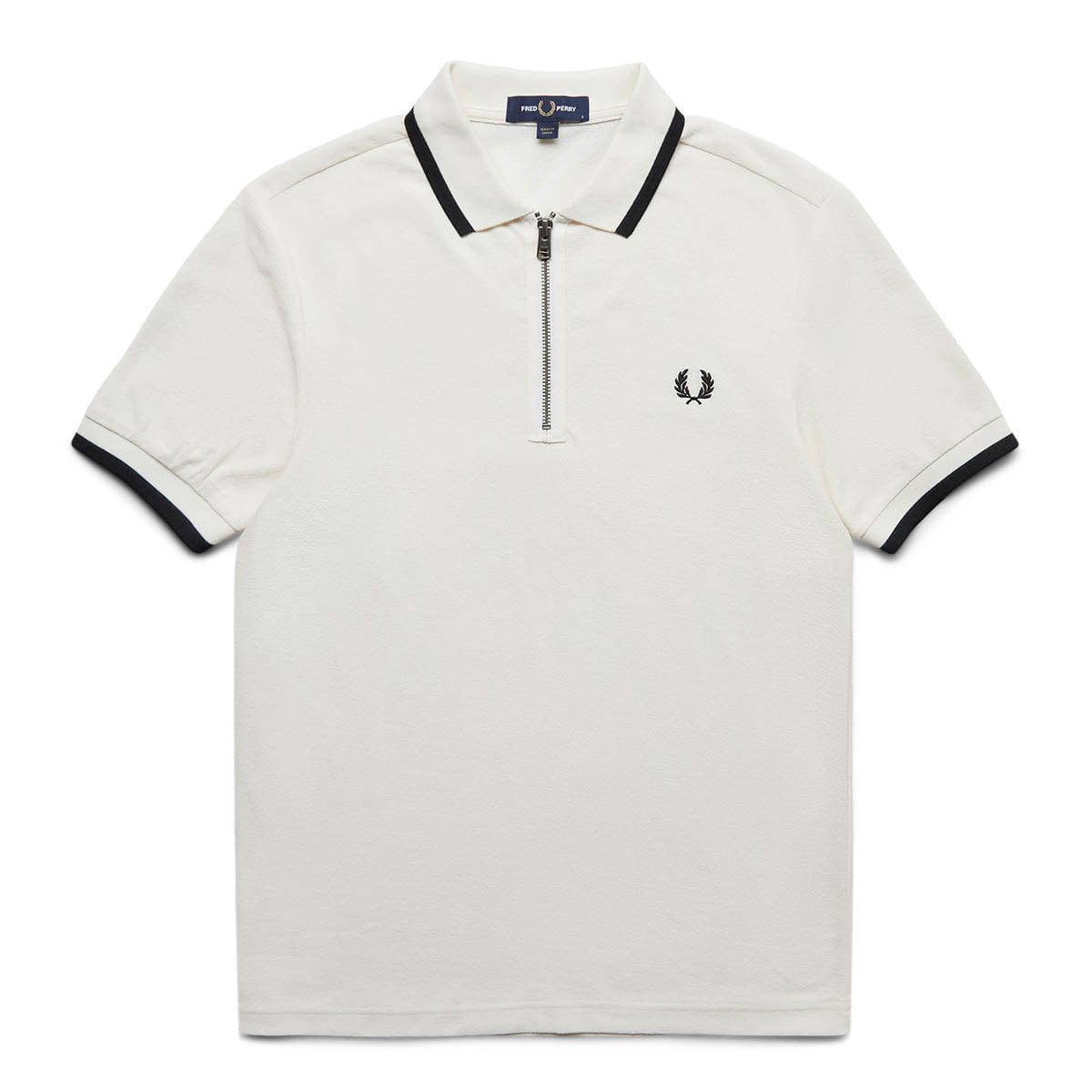 Fred Perry Shirts HALF ZIP POLO SHIRT