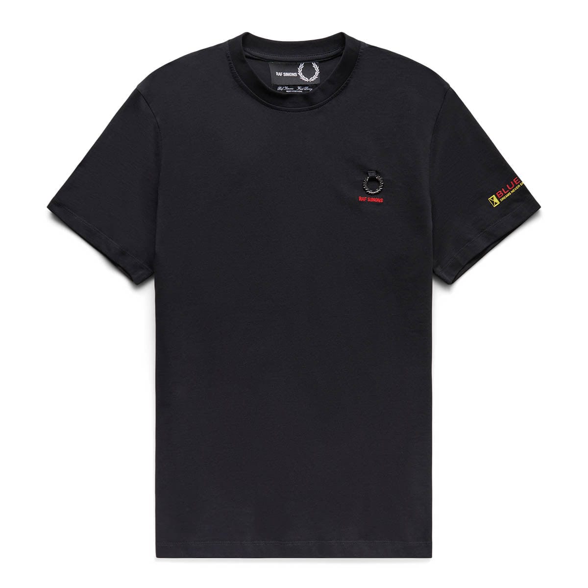 FRED PERRY T-Shirts X RAF SIMONS PRINTED SLEEVE T-SHIRT