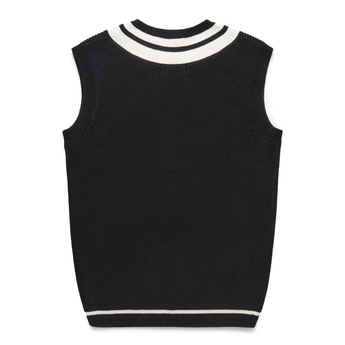 Fred Perry Knitwear STRIPED TRIM V-NECK TANK