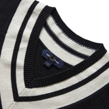 Fred Perry Knitwear STRIPED TRIM V-NECK TANK