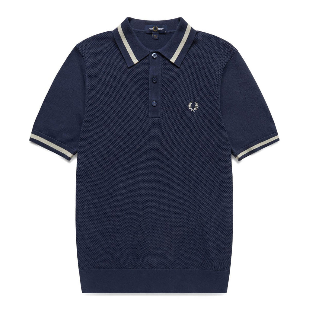 Fred Perry Shirts TEXTURED FRONT KNITTED SHIRT