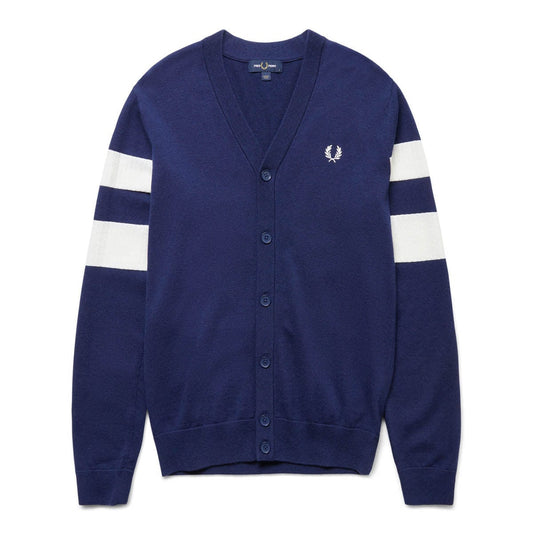 Fred Perry Knitwear TIPPED SLEEVE CARDIGAN