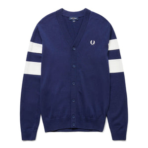 Fred Perry Knitwear TIPPED SLEEVE CARDIGAN