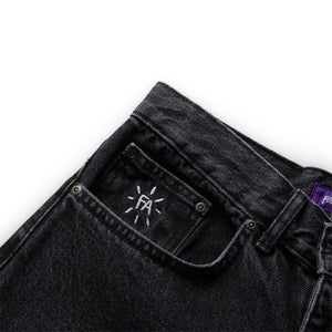 BAGGY FECKE JEAN WASHED BLACK | Bodega