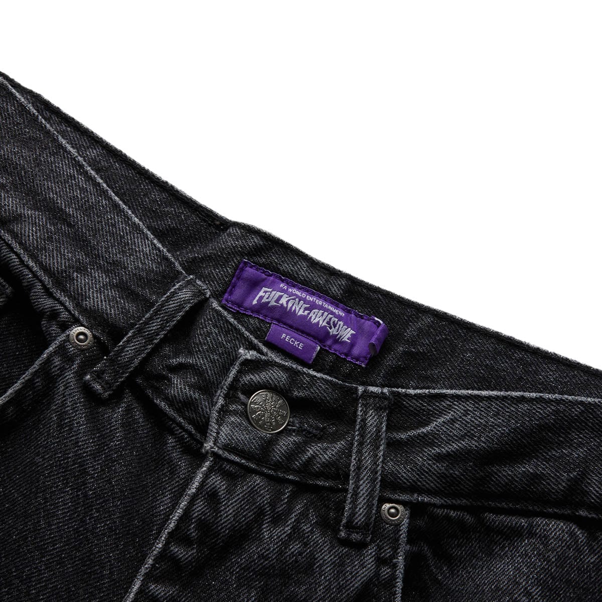 BAGGY FECKE JEAN WASHED BLACK | Bodega