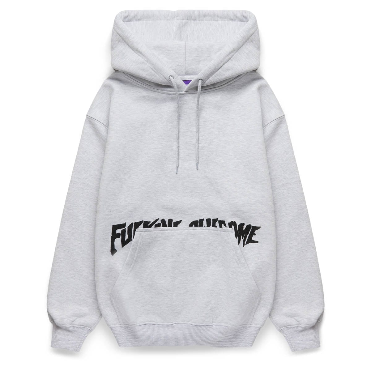 CUT OFF HOODIE GREY | Bodega