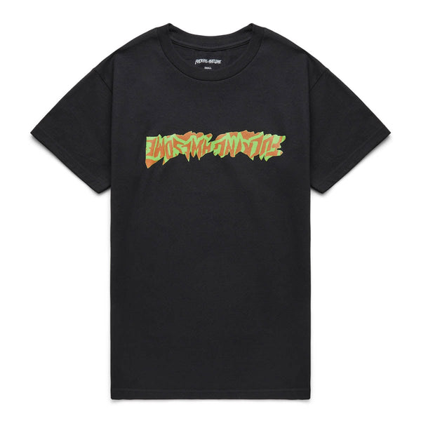 CUT OUT LOGO T-SHIRT BLACK | Bodega