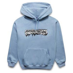 DILL CUT UP LOGO HOODIE DUSTY BLUE | GmarShops | If you need a new