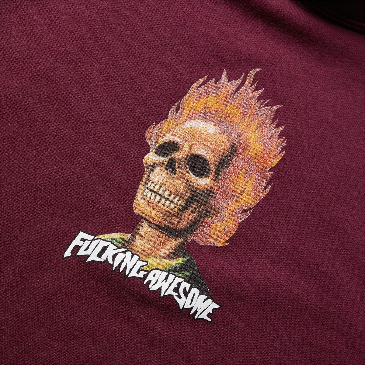 Fucking Awesome Hoodies & Sweatshirts FLAME SKULL HOODIE