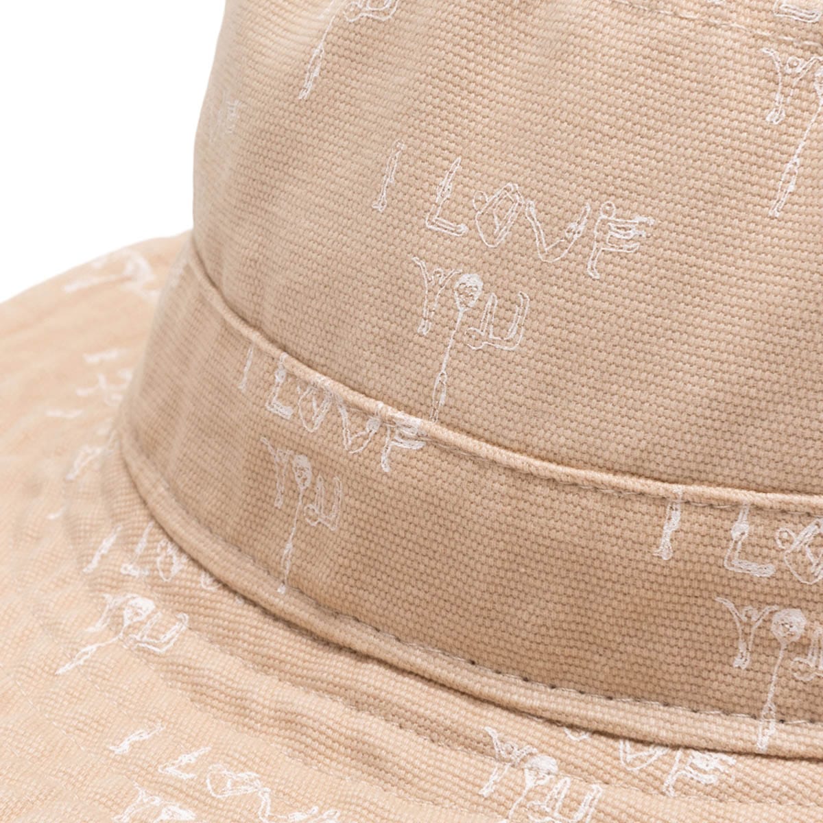 Fucking Awesome Headwear KHAKI / O/S I LOVE YOU TWILL BUCKET HAT