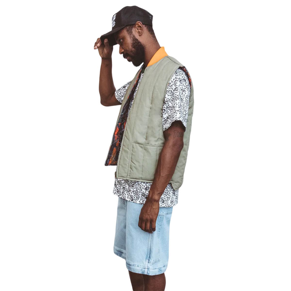 Fucking Awesome Outerwear QUILTED REVERSIBLE CAMO VEST