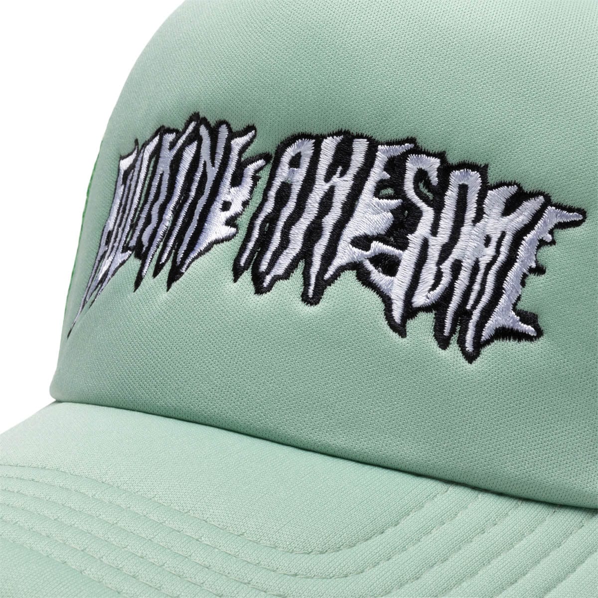 Fucking Awesome Headwear GREEN / O/S STRETCHED STAMP MESH SNAPBACK