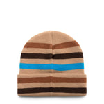 Load image into Gallery viewer, Fucking Awesome Headwear BROWN/MULTI / O/S WANTO STRIPED CUFF BEANIE
