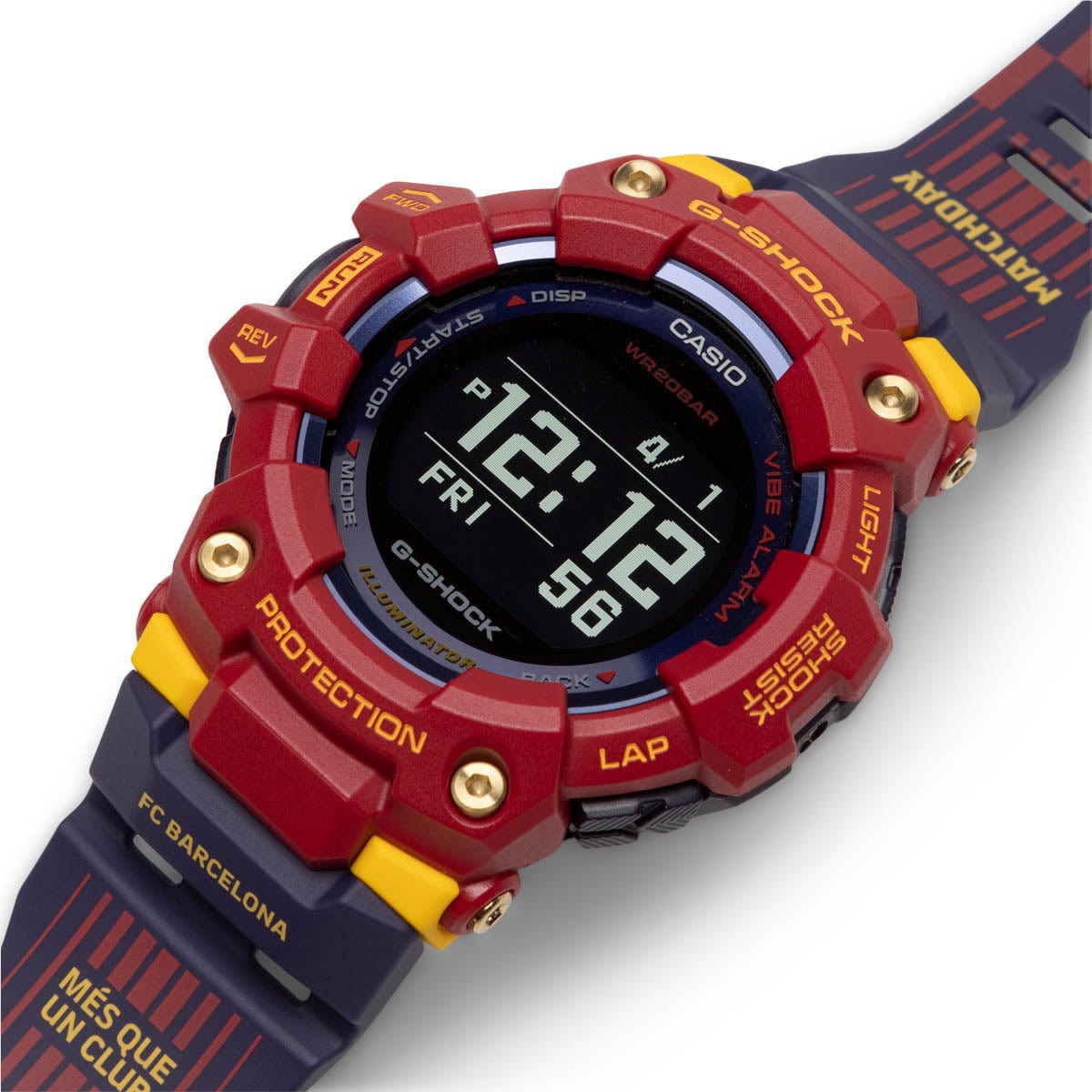 G-Shock Watches RED/PURPLE/YELLOW / O/S X FC BARCELONA GBD100BAR-4