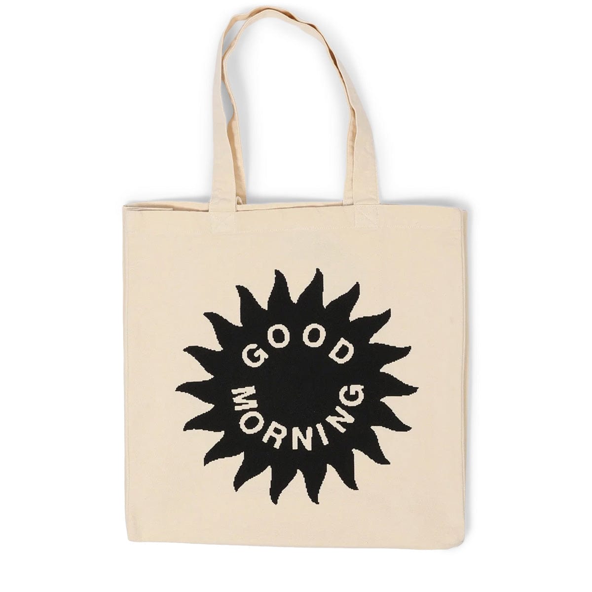 Good Morning Tapes Bags NATURAL / O/S ALL WELCOME GARDEN CANVAS TOTEBAG