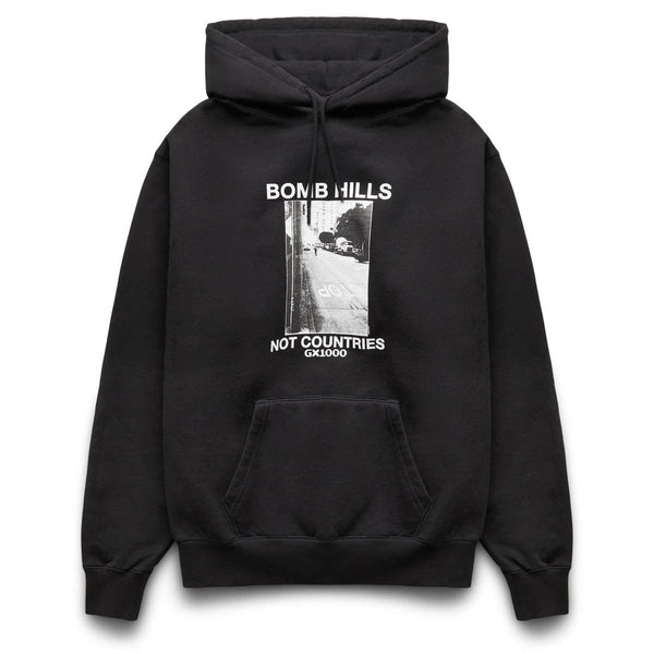 Supreme Bleached Hooded Sweatshirt Hoodie Black Size LARGE NEW