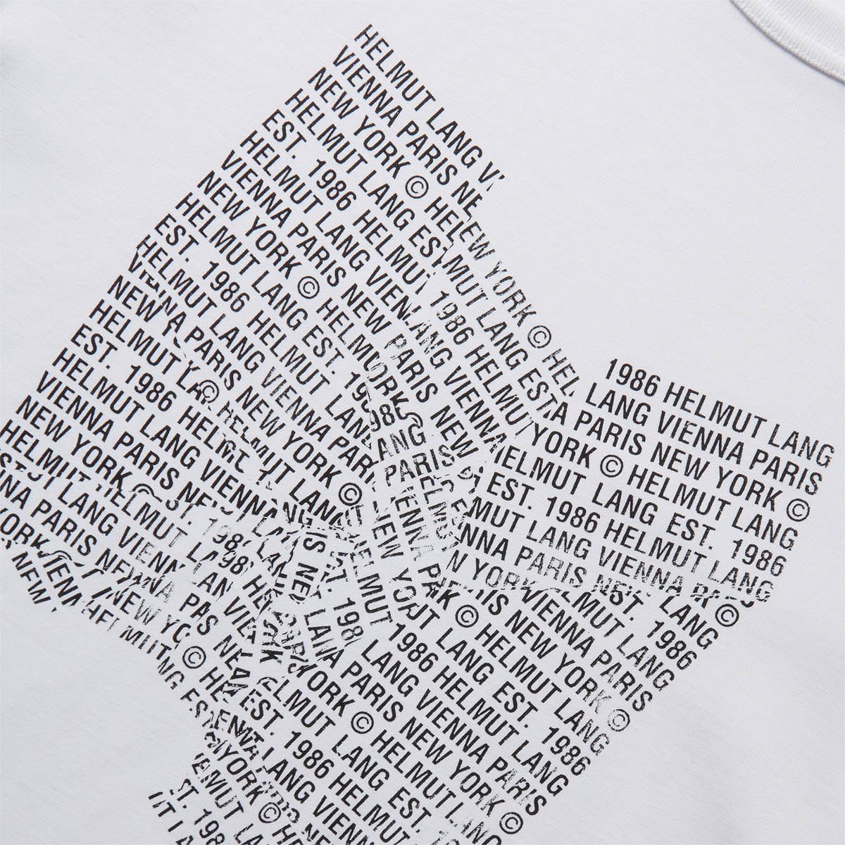 Helmut Lang T-Shirts CRUMPLE LS TEE2.CRUM