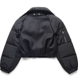 Helmut Lang Womens HYBRID BOMBER JACKET