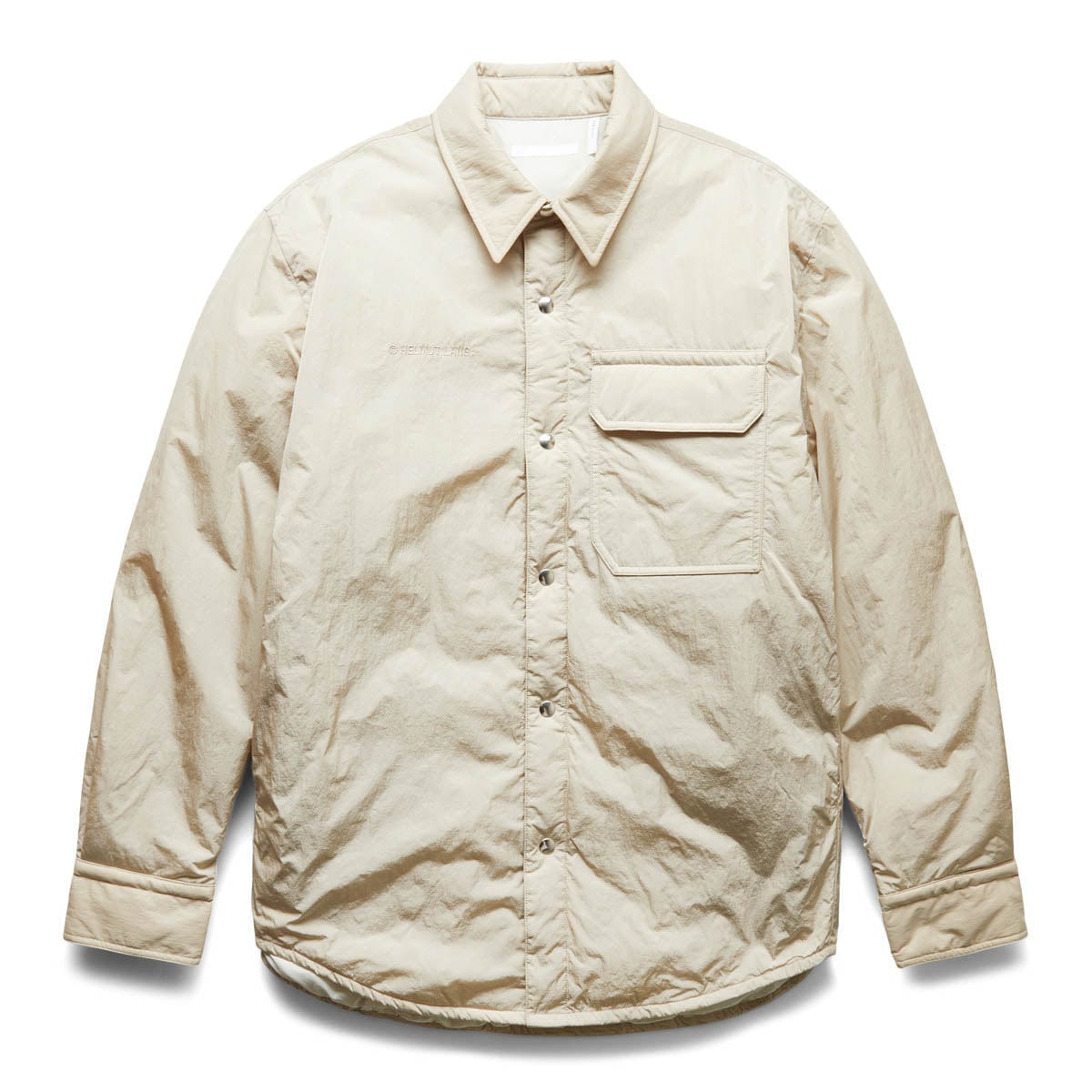 QUILTED Nylon SHIRT JACKET STONE | Il Gufo long-sleeve polo Nylon