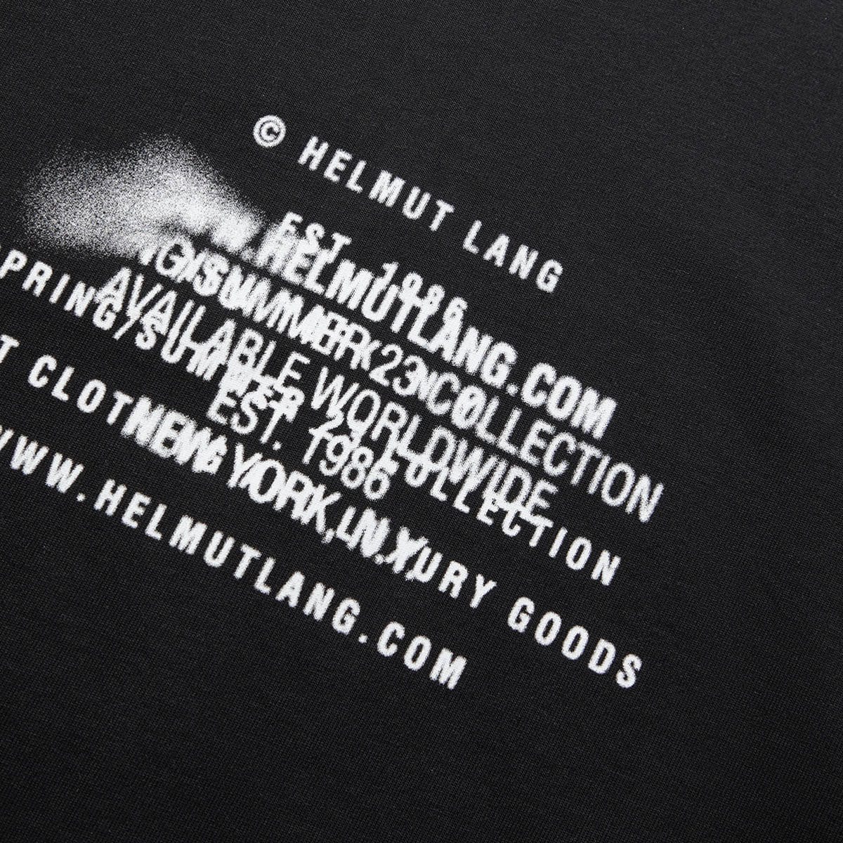 Helmut Lang T-Shirts SPRAY T-SHIRT