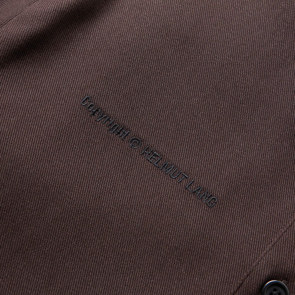 Helmut Lang Shirts TWILL SHIRT.BRUSHED