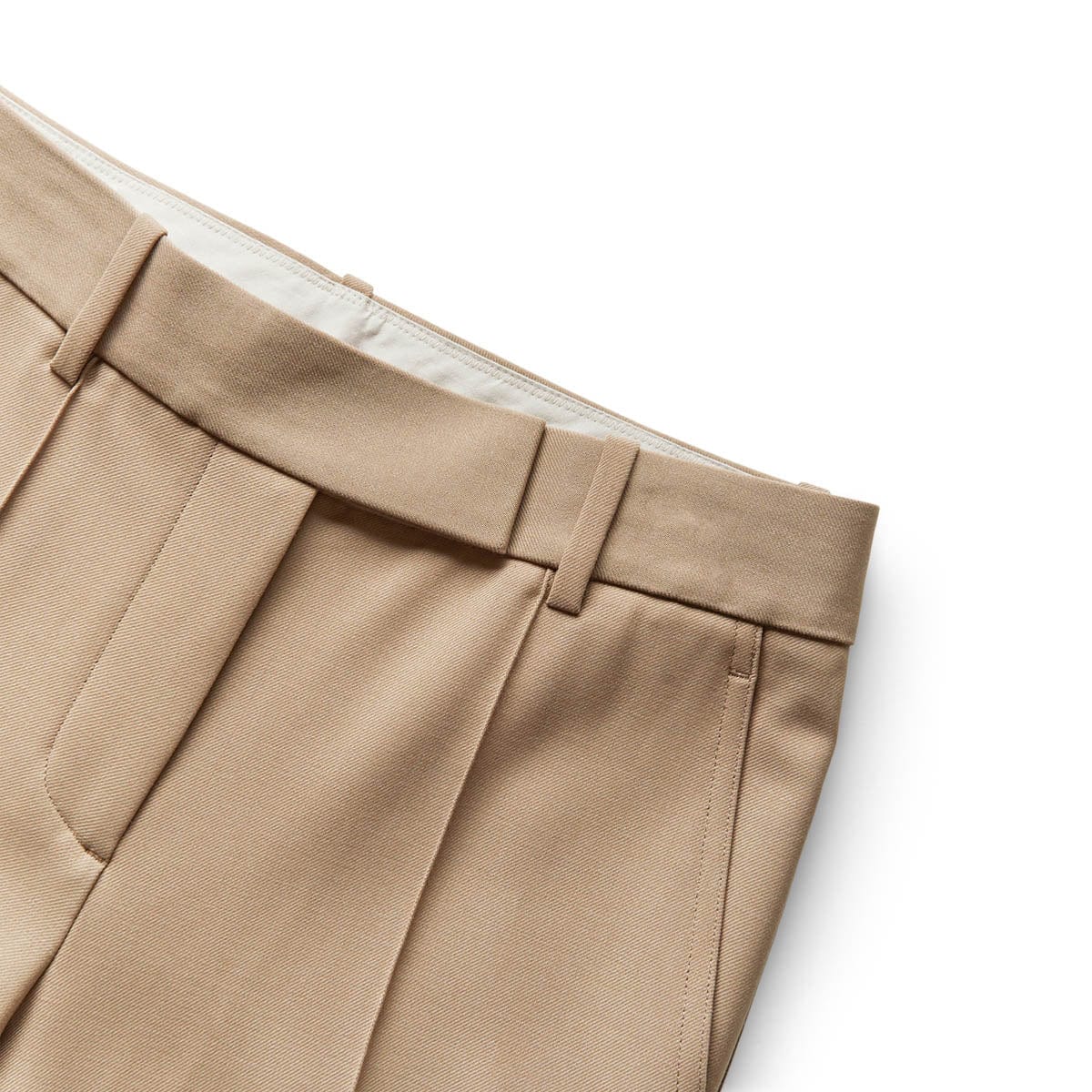 Bottega Veneta High-rise Wide-leg Wool Trousers - Dark Brown | Editorialist
