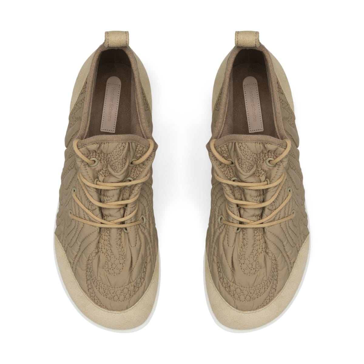 Hender Scheme tow-top Boots QUILTING LACE