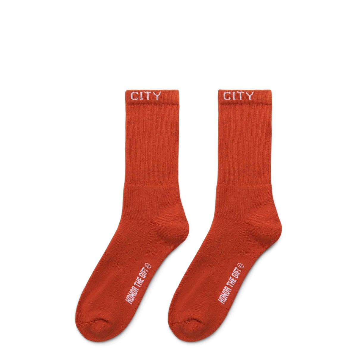 Honor The Gift Socks ORANGE / O/S / HTG230183 INNER CITY RIB SOCKS