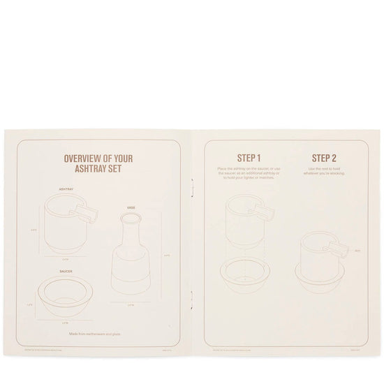 ASHTRAY SET BY SETH Moss Bodega