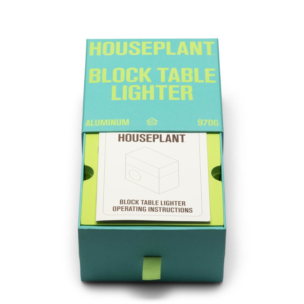 Houseplant Home SILVER/ORANGE / O/S BLOCK TABLE LIGHTER