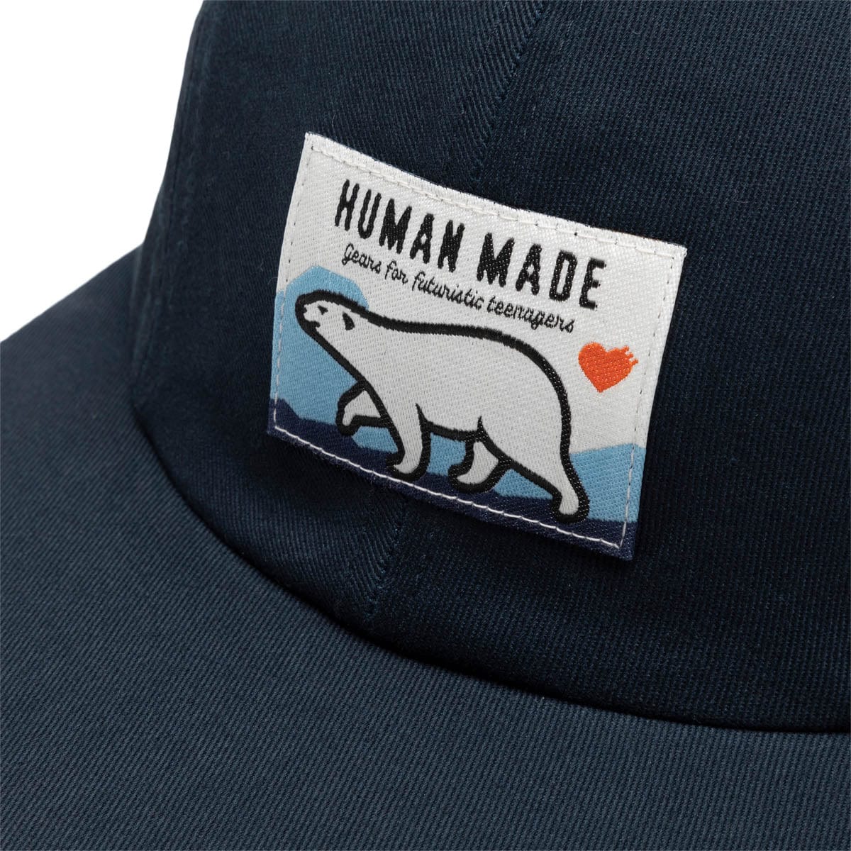 Human Made Headwear NAVY / O/S 4 PANEL TWILL CAP