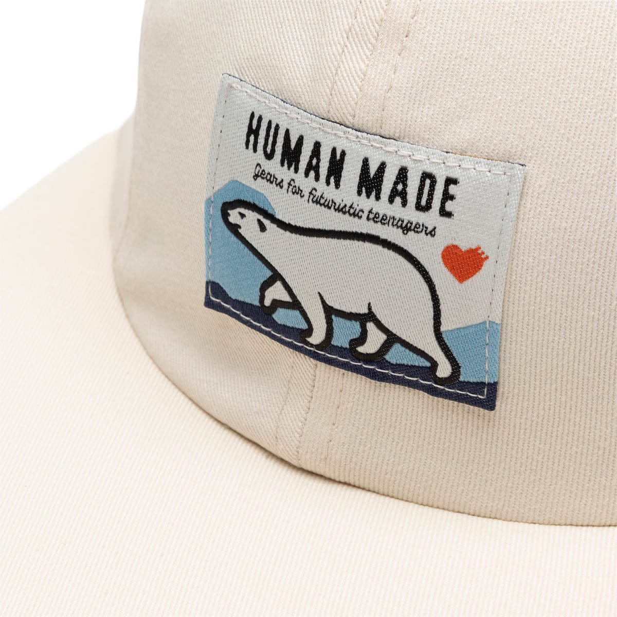 Human Made Headwear WHITE / O/S 4 PANEL TWILL CAP