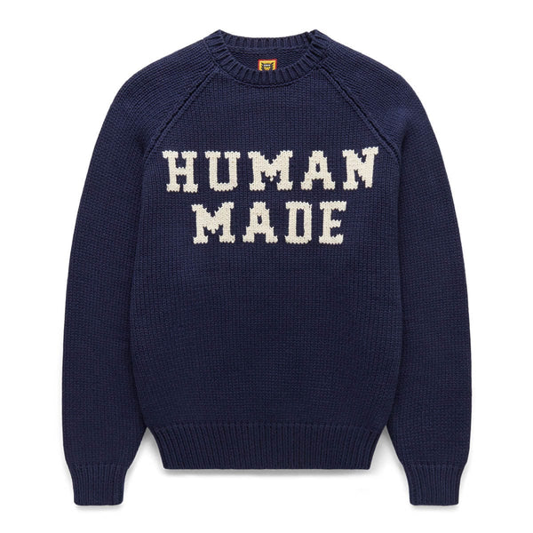 BEAR RAGLAN KNIT SWEATER NAVY | GmarShops | clothing eyewear