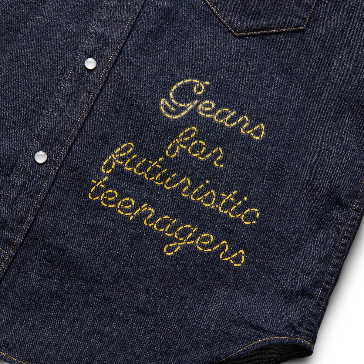 DENIM WESTERN SHIRT INDIGO | Bodega