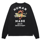 Human Made T-Shirts LONG SLEEVE TIGER T-SHIRT