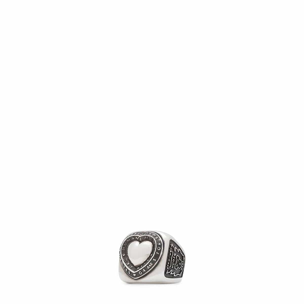 HEART COLLEGE RING Silver – Bodega