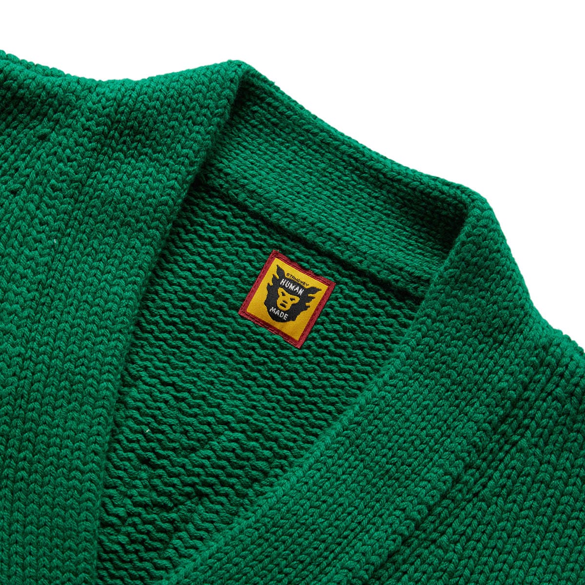 LOW GAUGE KNIT CARDIGAN GREEN | Bodega