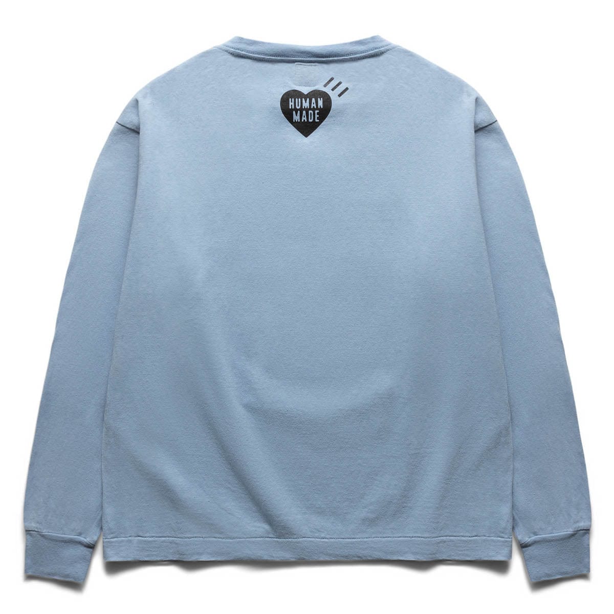 human made HEART L/S T-SHIRT blue L-