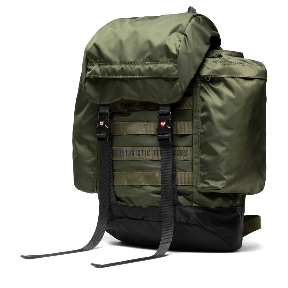 Human Made bags OLIVE DRAB / O/S MILITARY BACK PACK