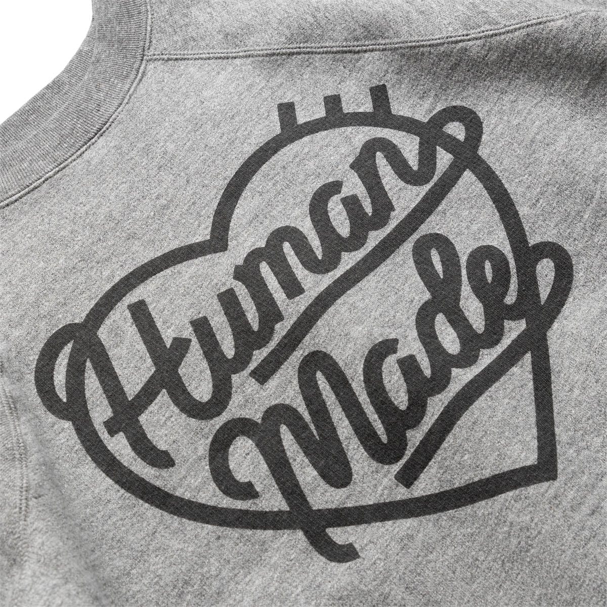 RAGLAN CREWNECK SWEATSHIRT Gray | Bodega