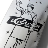 ICECREAM Odds & Ends METALLIC SILVER / O/S COLD GOODS SKATE DECK