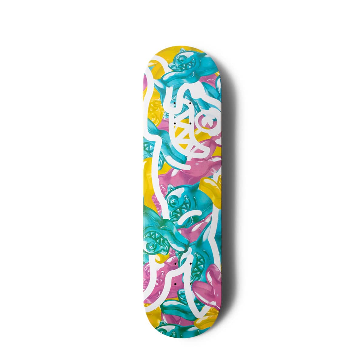 ICECREAM Odds & Ends WHITE / O/S POTENT SKATEBOARD