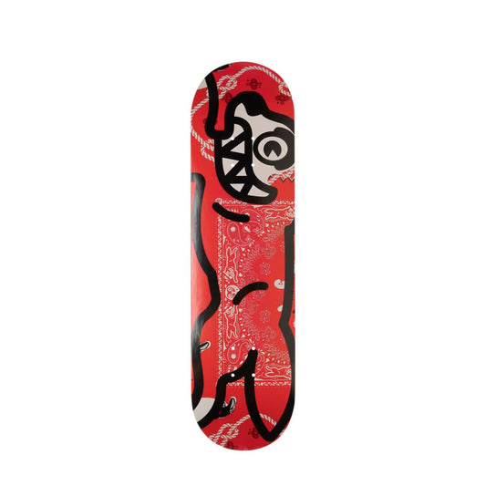 ICECREAM Odds & Ends ROCOCCO RED / O/S RUBBER BAND SKATEDECK