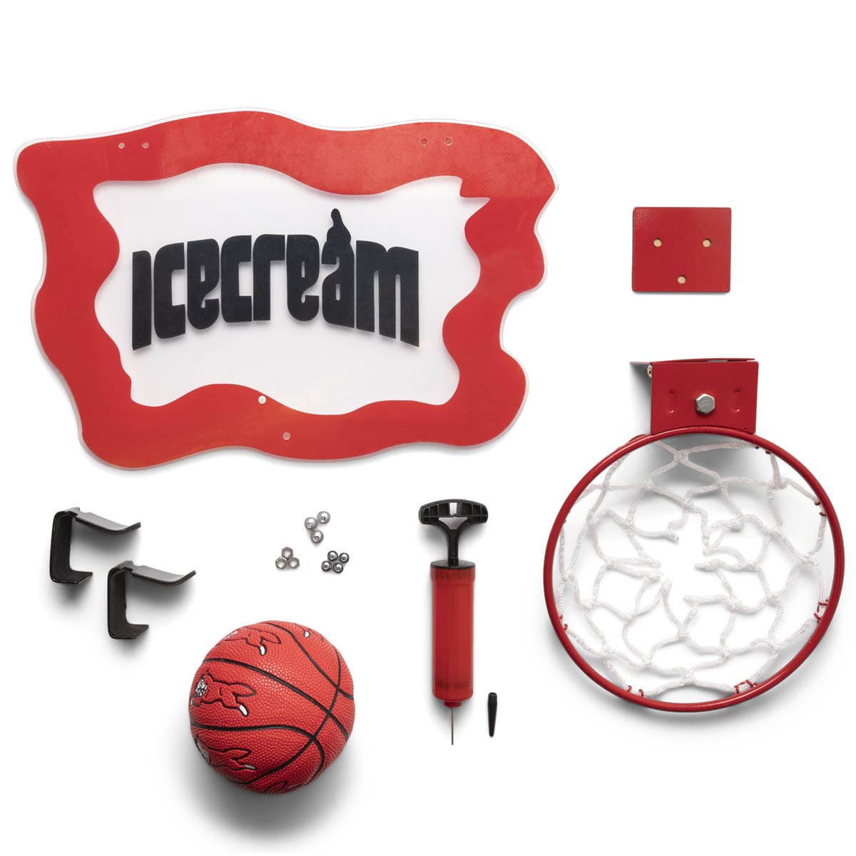 ICECREAM Odds & Ends RED / O/S SLAM DUNK MINI BASKETBALL HOOP