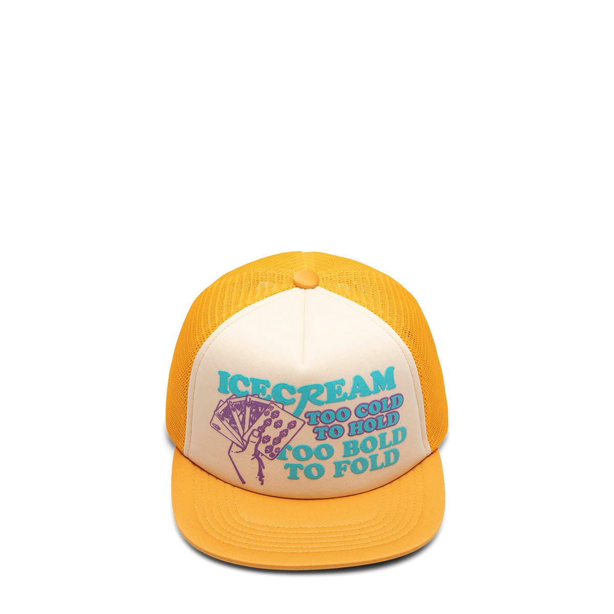 ICECREAM Headwear GOLD / O/S TOO COLD TRUCKER HAT